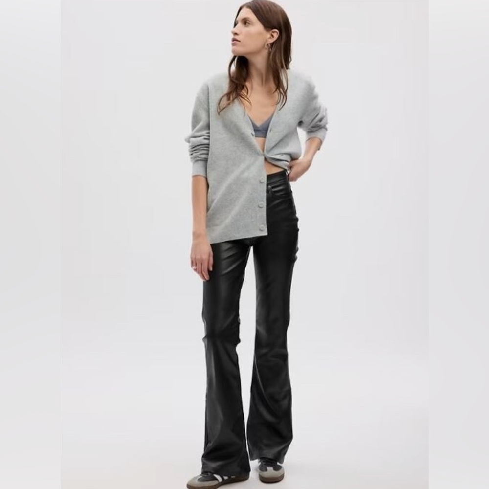 GAP ‘70s Flare High Rise Faux Leather Pants
